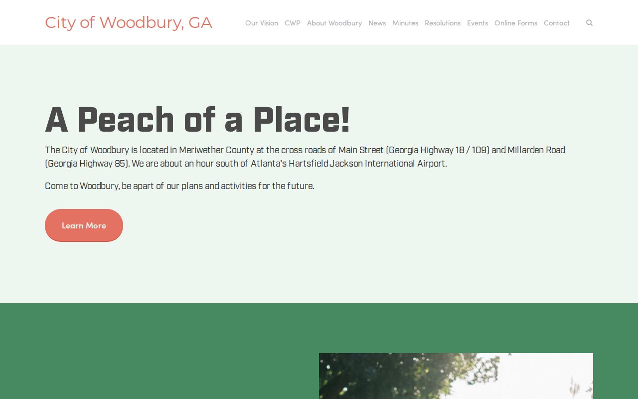 Woodbury official site for Meriwether County traffic warrant citation routing